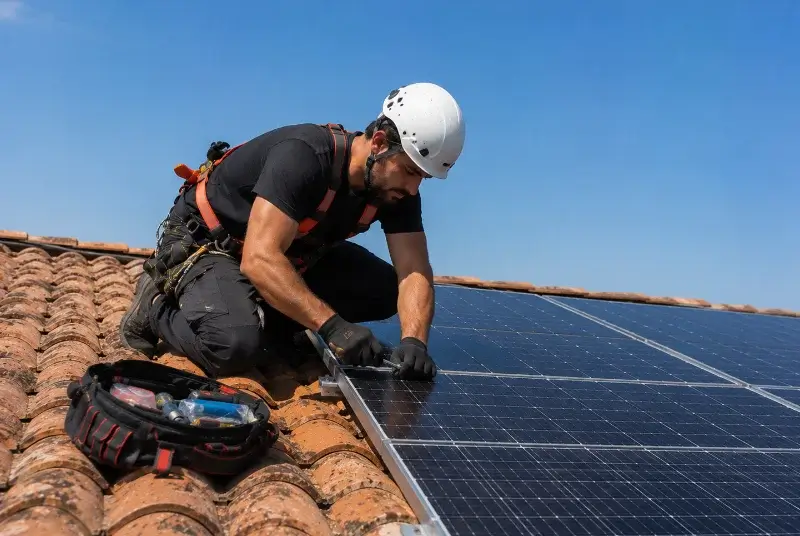 Maintenance et monitoring de panneaux solaires à Gières